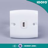 Wall Switched UK Power Socket with Charging Port