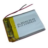 3.7V 403040pl 500 mAh Rechargeable Polymer Lithium Battery