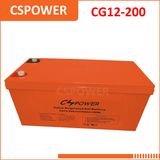 Cg12-200 China 12V 200ah Gel Accumulator Supplier with 3years Warranty