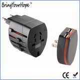 Multi-Country Univeral Travel Adaptor with Plug-in USB Charger (XH-UC-040)