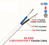 BS 6500 Standard 300/500V 450/750V Electrical Wire for Inside House Lighting Use