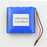 Rechargeable 4s1p 12.8V 1500mAh LiFePO4 12V Battery Pack