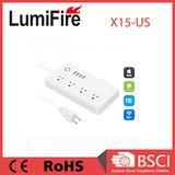 4 AC Outlets 4 USB Ports Remote Control WiFi Smart Plug