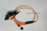 Om1 12 Cores Optical Fiber Cable for MPO/PC
