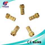 Rg59 RG6 Crimp RF Connector for CATV Cable