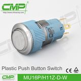 Plastic Push Button Switch with DOT Illuminated Lamp