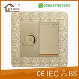 Bangladesh Market 1 Switch +1fan Speed Control Switch