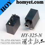 3.5mm Stereo Audio Connnector DIP Through Hole Phone Jack (HY-325-N)