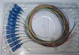 Fiber Optic Pigtails with 12 Color Cables