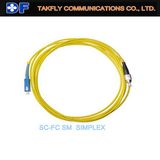 Sc to FC Sm Simplex Fiber Optic Patch Cord