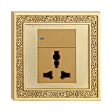 BS Standard Brass Wall Power Socket / Switch Socket
