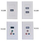 HDMI Wall Plate, Wall Socket (9.1111)
