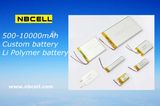 30mAh-10000mAh Lithium Polymer Battery/Lipo Battery From Fortune Global 500's Battery Supplier