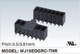 Ce RoHS High Temperature High Voltage Plug-in Terminal Block (WJ15EDGRC-THR-3.81)
