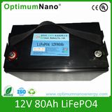 ISO14001 Certificated 12V 80ah Lithium Ion Battery for Electric Wheelchair