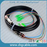 FC/APC-Sc/APC Single Mode Duplex Waterproof Fiber Optical Patch Cord