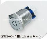 Power Symbol 22mm No Nc Push Button Switch