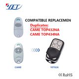 Replacement of Came Remote Control