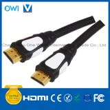 Two-Tone 9.5mm HDMI 19pin Plug-Plug Cable