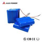 11.1V 2000mAh Lithium-Ion Battery 3s 18650 Li Ion Battery Pack for Solar LED Lights