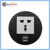 Universal Power Desktop Socket with USB Charger