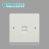 BS Standard 1 Gang 6 Wires Telephone Socket, Secondry