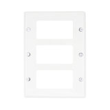 American 3 Gang Decora Switch Cover UL Listed