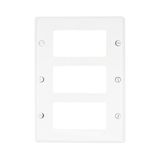 American 3 Gang Decora Switch Cover UL Listed