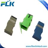 Sc/APC/Upc Singlemode Multimode Fiber Optical Auto Shutter Duplex Adapter