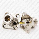 RF Connector N Female Jack 4-Hole 25*25mm Flange Solder Panel PCB Mount Straight