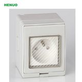 South Africa Style Single Contrl Weatherproof Switch Socket