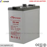 Supplier Long Life Rechargeable Gel Battery 2V800ah for UPS