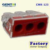 3 Way Push in Wire Electrical Quick Connector Terminal Block