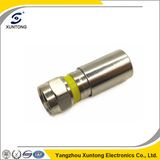 RG6 Connector F Male Compression Weatherproof Brass Connector