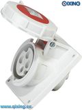 Waterproof Power Panel Mounted Socket for Industry (QX1485)