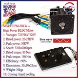 20kw High Power Brushless DC BLDC Motor for Electric Car