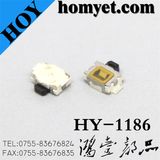 High Quality 3*4mm SMD Tact Switch with 2pin Feet (HY-1186)
