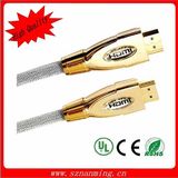 Metal Shell 1.4V HDMI Cable Support 1080P 2160p