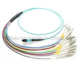 12 Fiber MTP / MPO OM3 50/125 Multi Mode Fiber Optic Patch Cord