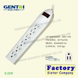 Surge Protector Us Plug Multi Extension Cord Power Socket