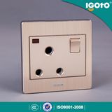 British Standard 15A Socket 3 Round Hole 15AMP Switched Socket