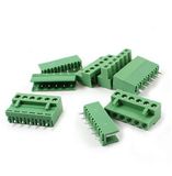 6 Pin 5.08mm Screw Pluggable Terminal Block Green