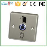 12V Stainless Steel Push Button Switch with Blue LED Light