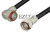 7/16 DIN Male to 7/16 DIN Male Right Angle Cable
