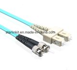 LC St Om3/Om4 Multimode Mode Fiber Optic Patch Cord Cable