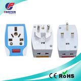 Multiuse Power AC DC Travel Adapter Socket Plug with Light