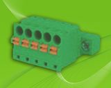 Screwless Pluggable Terminal Block for Spring Connection