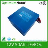 12V 50ah Lithium Iron Battery Pack for Solar PV System