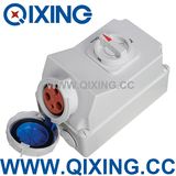 IEC60309-2 Industrial Socket with Switch (QX5911)