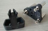3 Pin India Cable Plug Inserts with Cap (MA008-C)